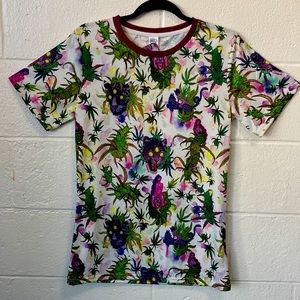 Studio Vicky natures medicine and panthers all over print T Festival gear